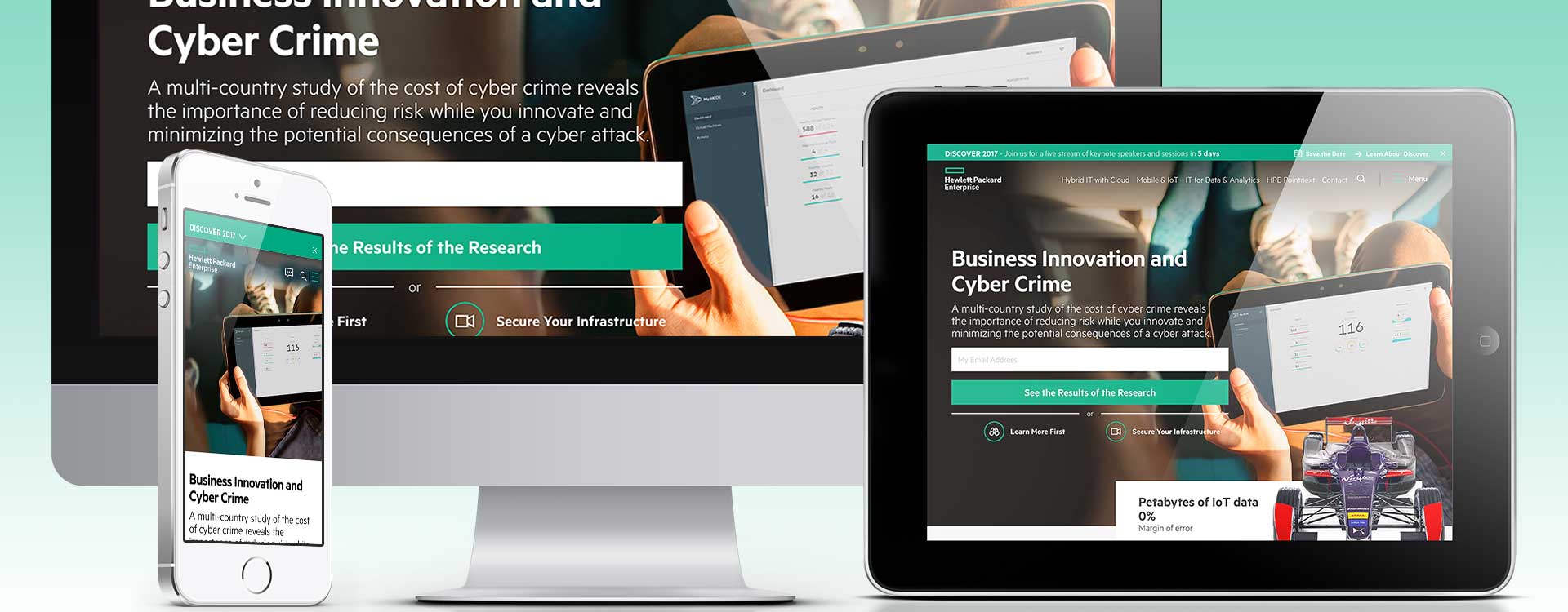 Hewlett Packard Enterprise home page