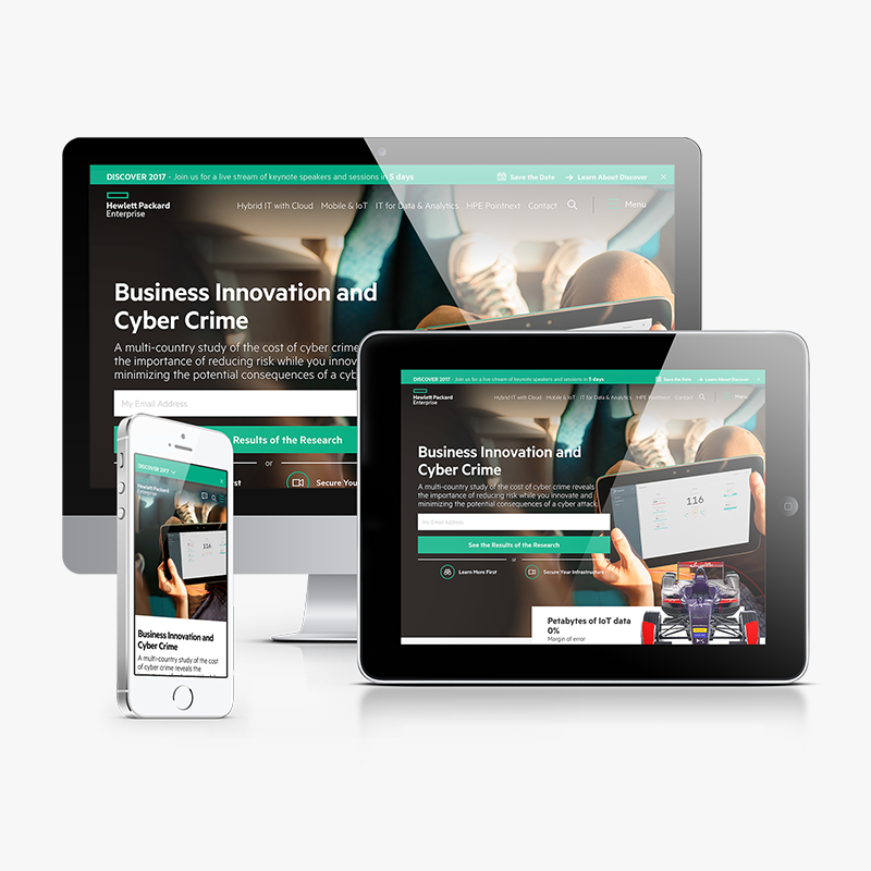 work for Hewlett Packard Enterprise, content management system