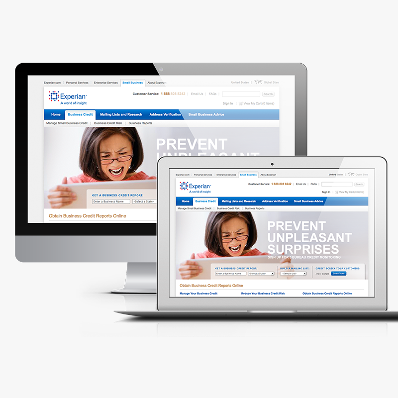 work for Experian, Promo Services